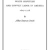 Colonists in Bondage: White Servitude and Convict Labor in America, 1607-1776, 1st Edition eBook