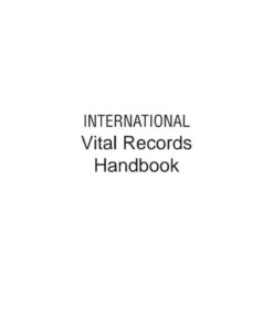 International Vital Records Handbook, 7th Edition eBook