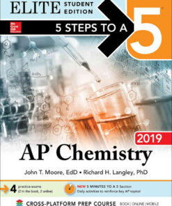 1st Edition, 5 Steps to a 5: AP Chemistry 2019 Elite Student Edition eBook