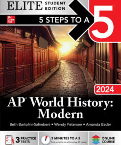 1st Edition, 5 Steps to a 5: AP World History: Modern 2024 Elite Student Edition eBook