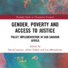 Gender, Poverty and Access to Justice: Policy Implementation in Sub-Saharan Africa, 1st Edition eBook