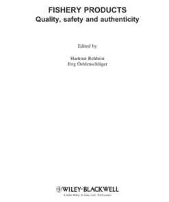 Fishery Products: Quality, Safety and Authenticity, 1st Edition eBook