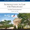 Introduction to Law for Paralegals: A Critical Thinking Approach, 8th Edition eBook