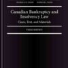 Canadian Bankruptcy and Insolvency Law: Cases, Text, and Materials, 3rd Edition eBook