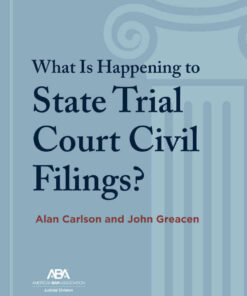 What Is Happening to State Trial Court Civil Filings? eBook