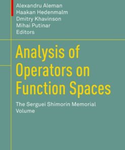 Analysis of Operators on Function Spaces: The Serguei Shimorin Memorial Volume eBook