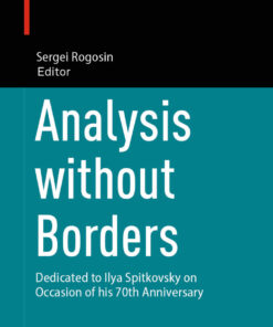 Analysis without Borders: Dedicated to Ilya Spitkovsky on Occasion of his 70th Anniversary eBook