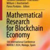 Mathematical Research for Blockchain Economy: 5th International Conference MARBLE 2024, Malaga, Spain eBook