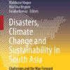 Disasters, Climate Change and Sustainability in South Asia: Challenges and the Way Forward eBook