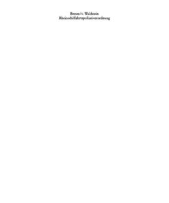 Rheinschiffahrtspolizeiverordnung: Kommentar, 3rd Edition eBook
