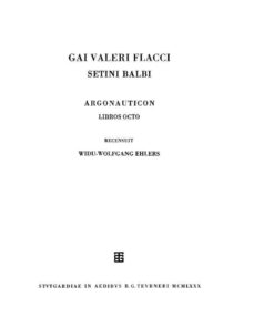 Argonauticon libri VIII, 1st Edition eBook