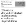 Effektivität der Volkswirtschaft in der intensiv erweiterten Reproduktion, 1st Edition eBook
