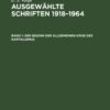 Der Beginn der allgemeinen Krise des Kapitalismus, 1st Edition eBook