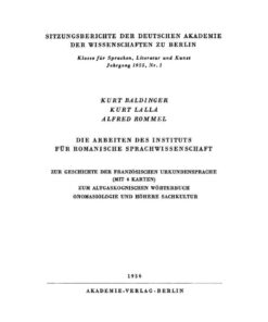 Die Arbeiten des Instituts für romanische Sprachwissenschaft: Zur Geschichte der französischen Urkundensprache, 1st Edition eBook