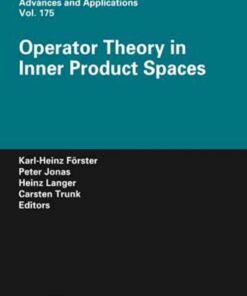 Operator Theory in Inner Product Spaces, 1st Edition eBook