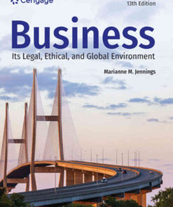 Business: Its Legal, Ethical, and Global Environment, 13th Edition eBook