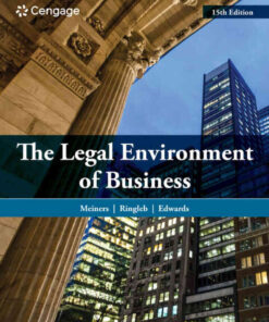 The Legal Environment of Business, 15th Edition eBook